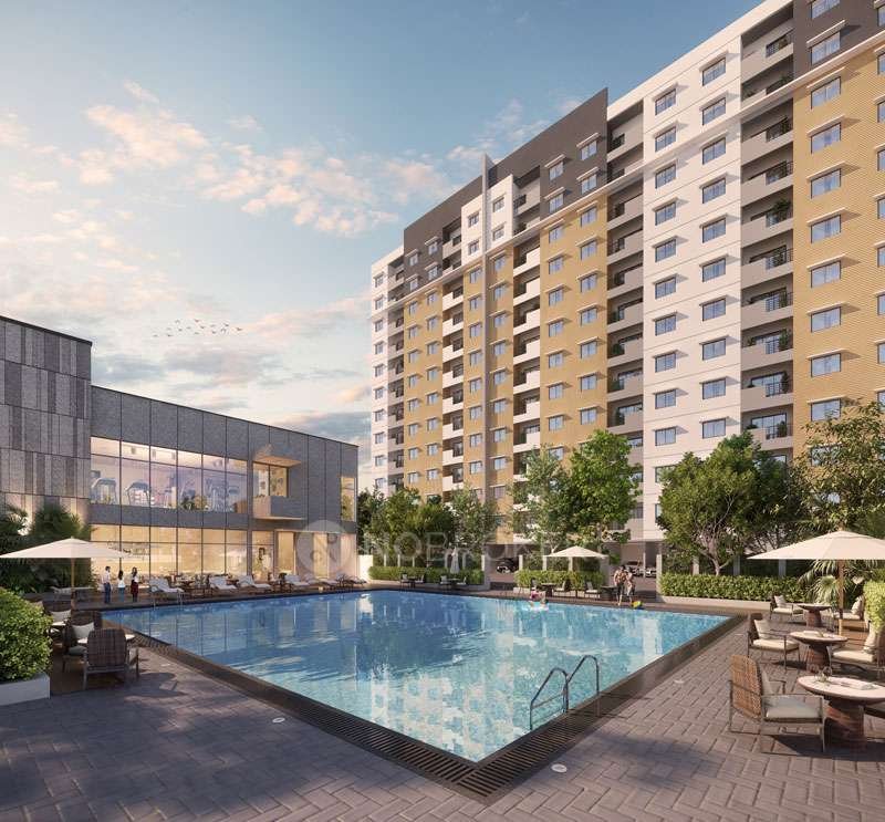 Poolside clubhouse
